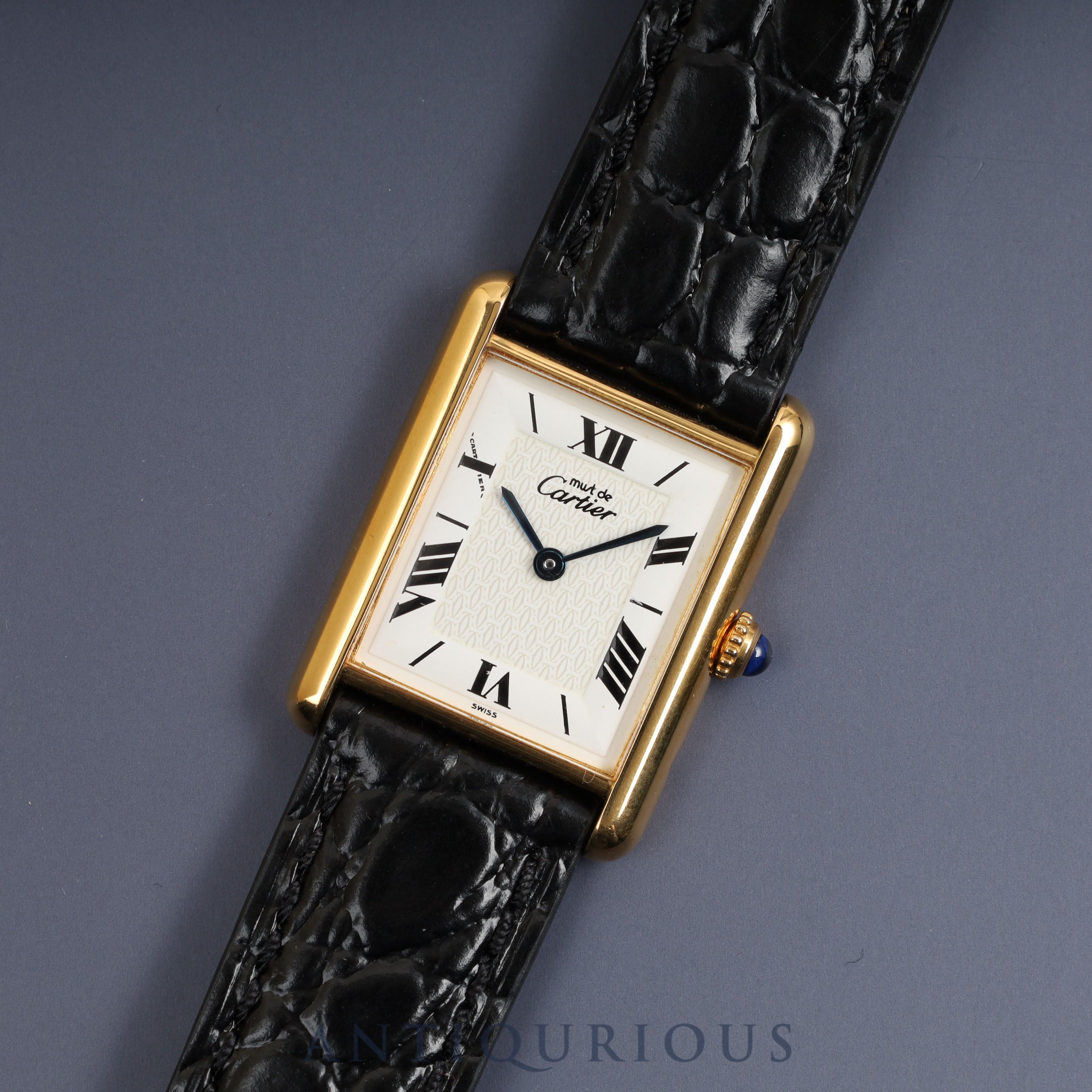 Cartier Must Tank LM QZ White Roman &amp; 2C Dial