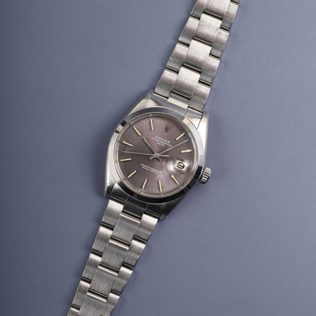 ロレックス  オイスターパーペチュアルデイト 1500 自動巻き Cal.1570 SS SS グレー文字盤 36mm 19番（1966年）オーバーホール済み