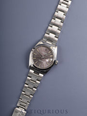 ロレックス  オイスターパーペチュアルデイト 1500 自動巻き Cal.1570 SS SS グレー文字盤 36mm 19番（1966年）オーバーホール済み