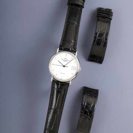 IWC ポートフィノ IW351320 自動巻き Cal.C.37521 SS 革 純正ピンバックル（SS）ホワイト文字盤 純正レザーベルト付き オーバーホール済み アイダブリュシー