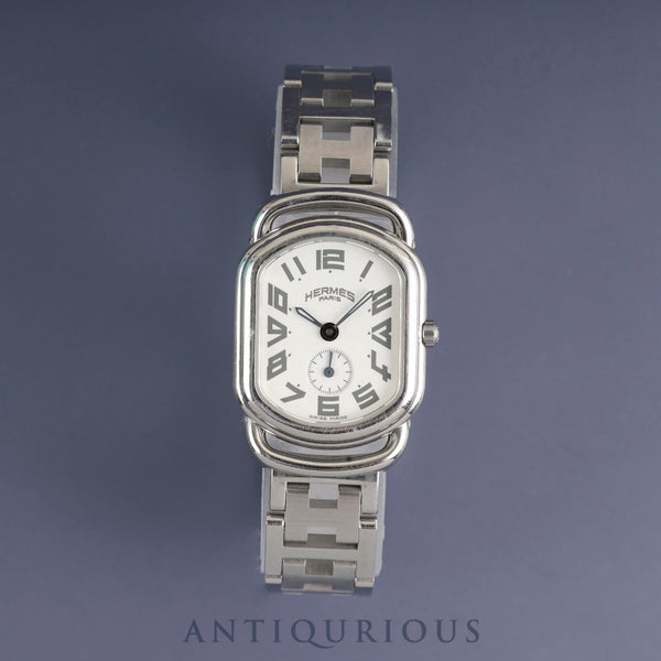 Hermes Rally RA2.210 Quartz Cal.980.153 SS SS White Dial Overhauled