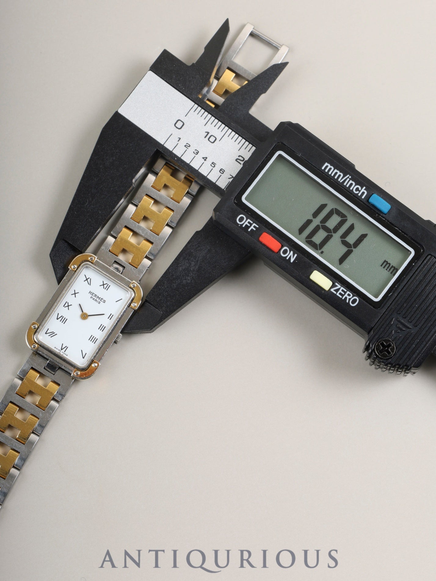 エルメス クロアジュール 54 10 75 クォーツ Cal.976.001 SS/GP SS/GP