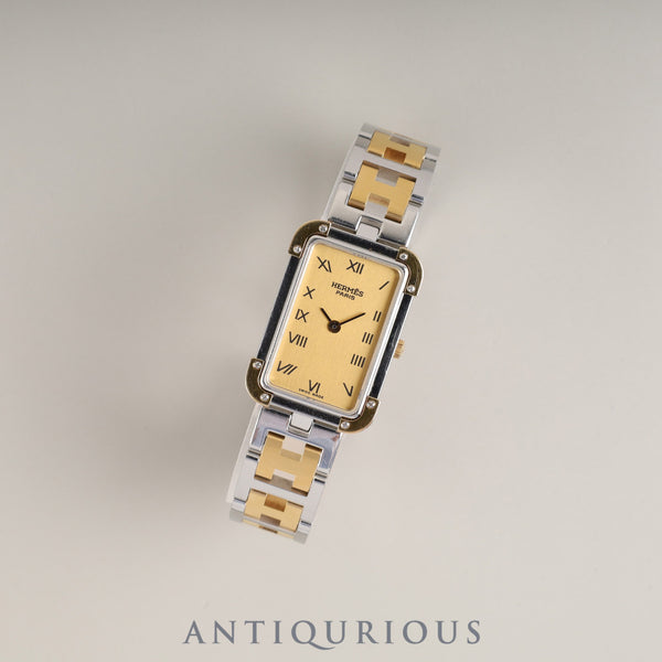Hermès Cloajour CR1.240 Quartz Cal.976.001 SS/GP SS/GP Gold Dial Overhauled