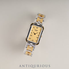 Hermès Cloajour CR1.240 Quartz Cal.976.001 SS/GP SS/GP Gold Dial Overhauled