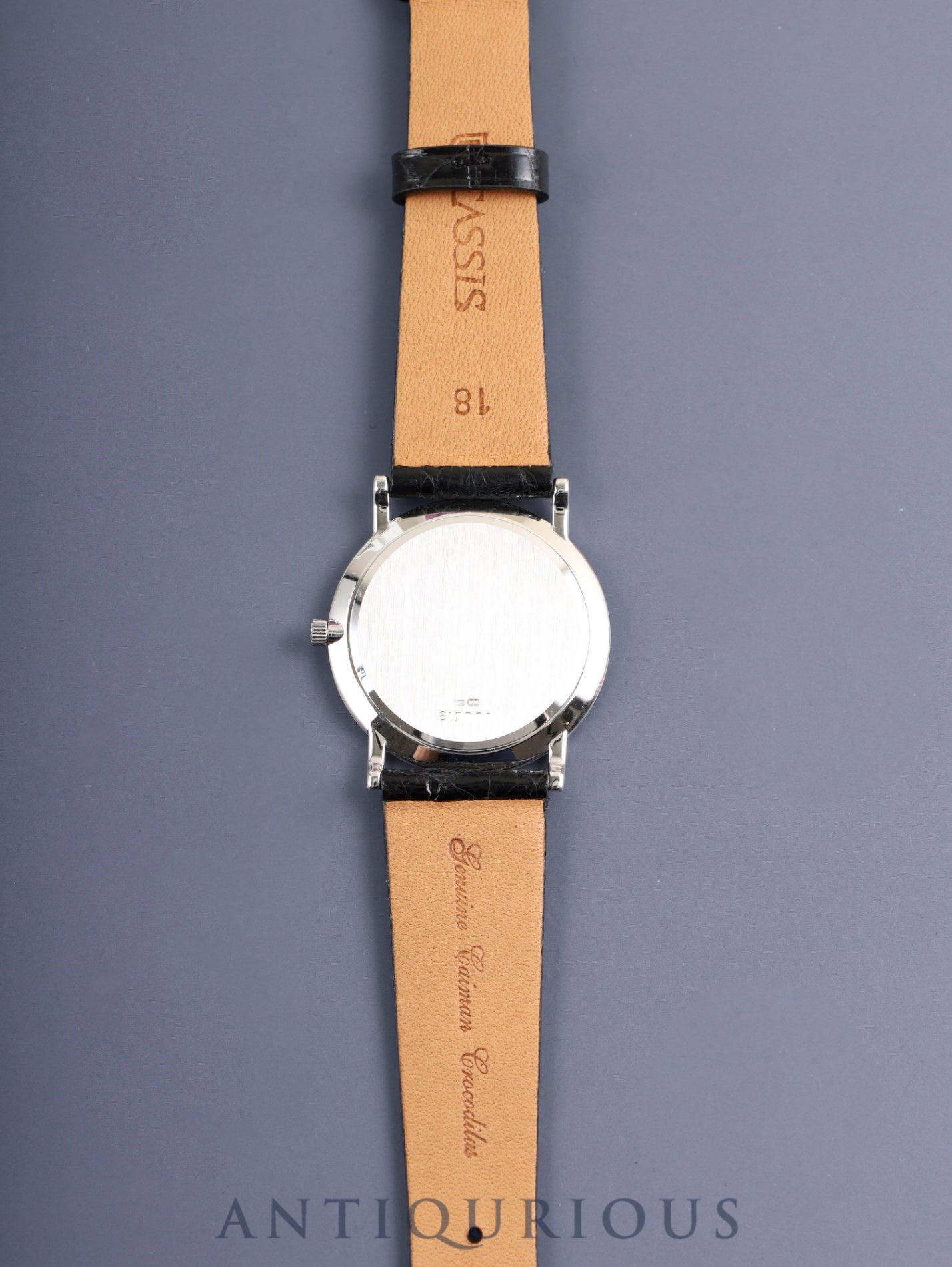 ヴァシュロン・コンスタンタン パトリモニー 33093/3 手巻き Cal.1003/2 750WG 革 純正ピンバックル（750WG）ホワイトローマン文字盤 ケース 純正革ベルト オーバーホール済み