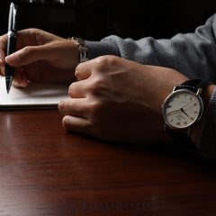 IWC ポートフィノ IW351323 自動巻き Cal.- SS 革 純正尾錠（SS）シルバーアラビア文字盤 オーバーホール済み