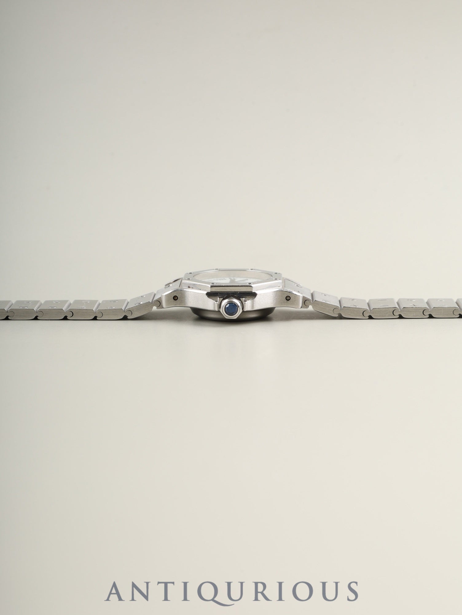 カルティエ サントス オクタゴン SM 0906 自動巻き Cal.ETA2670 SS SS ホワイトローマン文字盤 オーバーホール済み