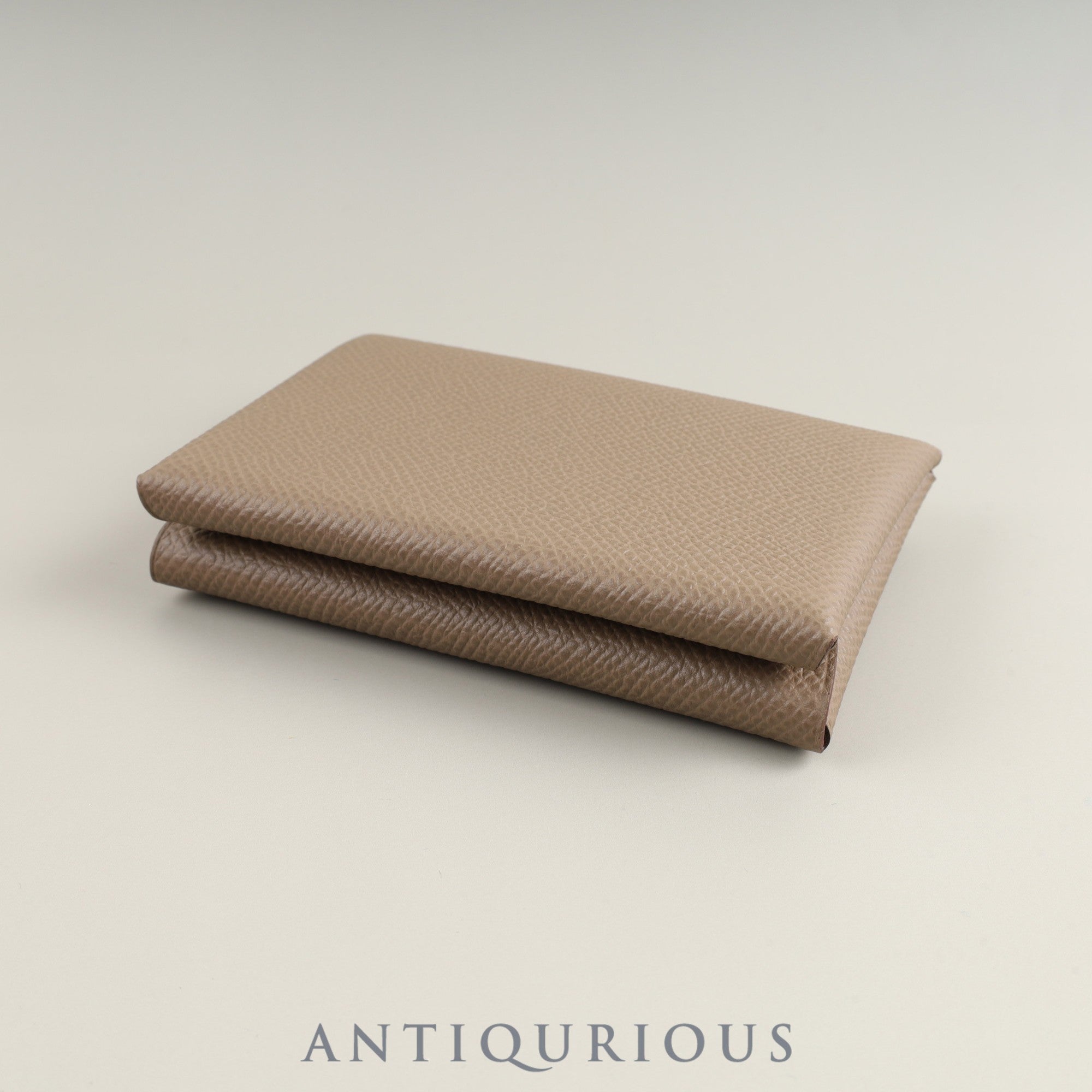 エルメス カルヴィ デュオ ヴォーエプソン コインケース エトゥープ 箱 W刻印（2024年頃）