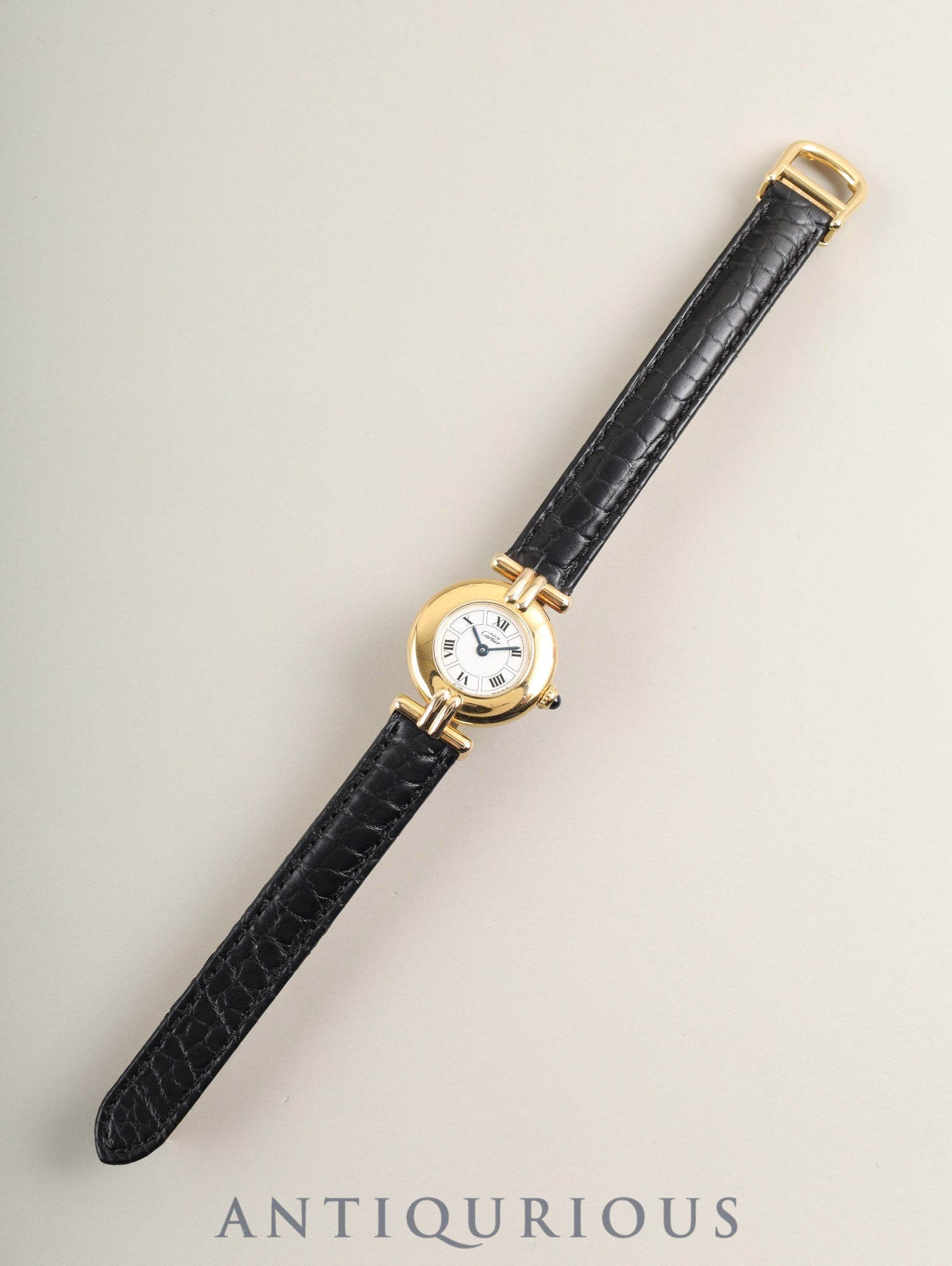 カルティエ マストコリゼ W1009954 / 1902 クォーツ Cal.90 SV925 革