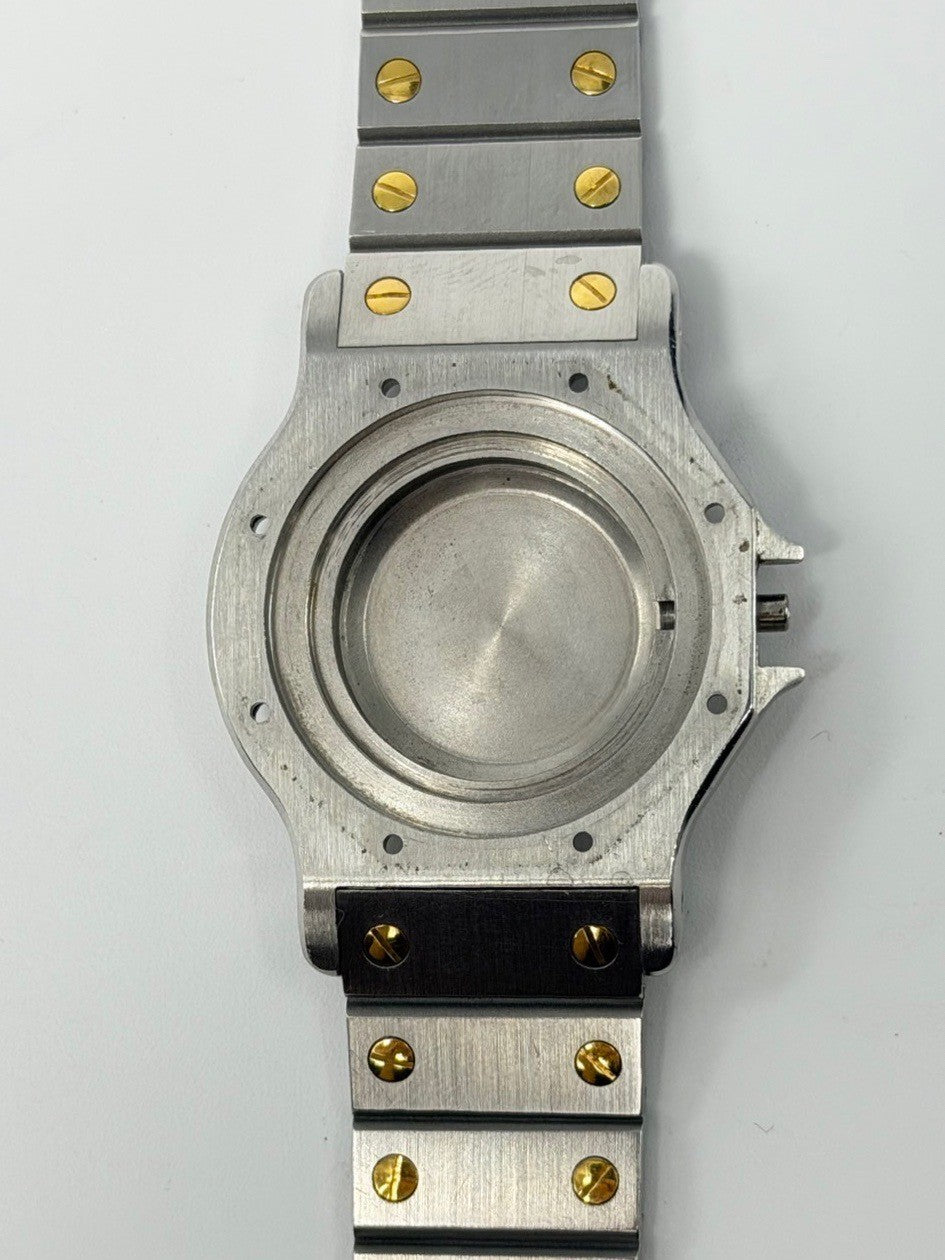 カルティエ サントス オクタゴン LM 2966 自動巻き Cal.ETA2671 SS/YG SS/YG ホワイトローマン文字盤（SWISS表記）オーバーホール済み