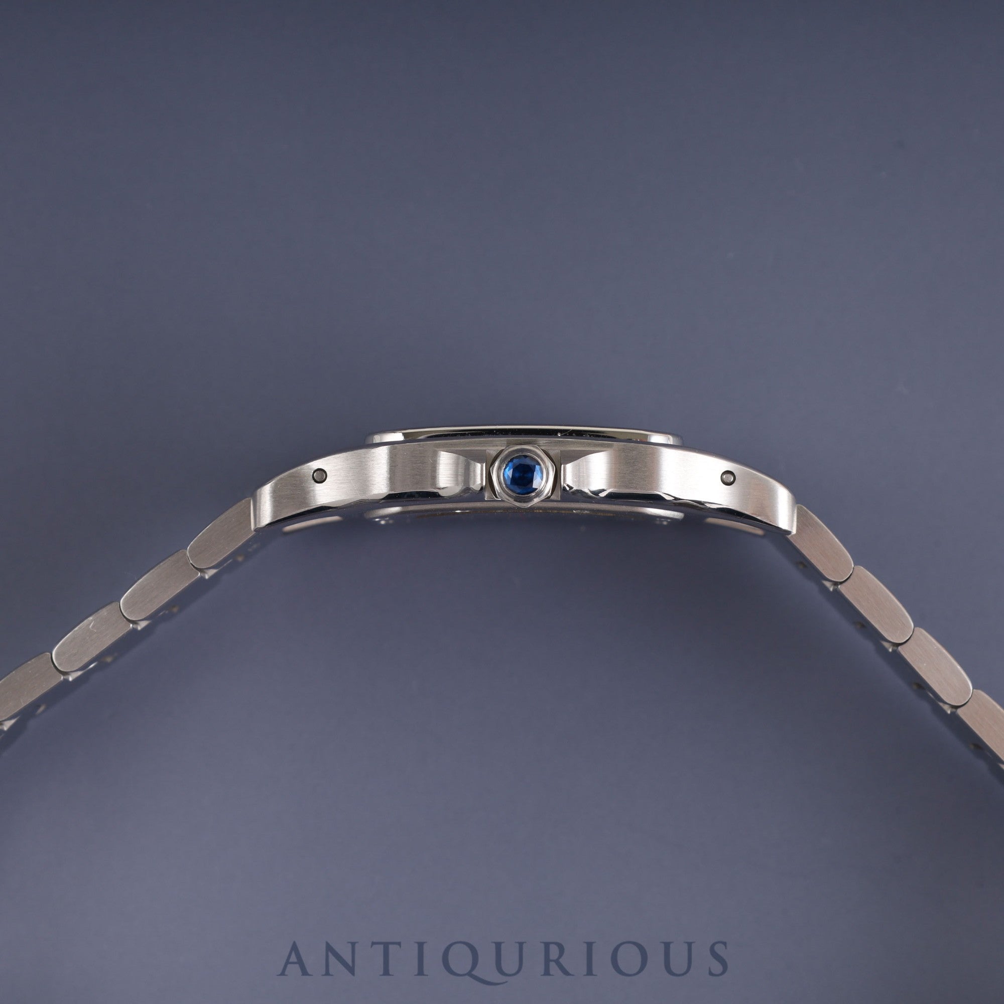 Cartier Santos Galbee LM W20018D6/1564 Quartz Cal.687 SS SS White Roman Dial Overhauled
