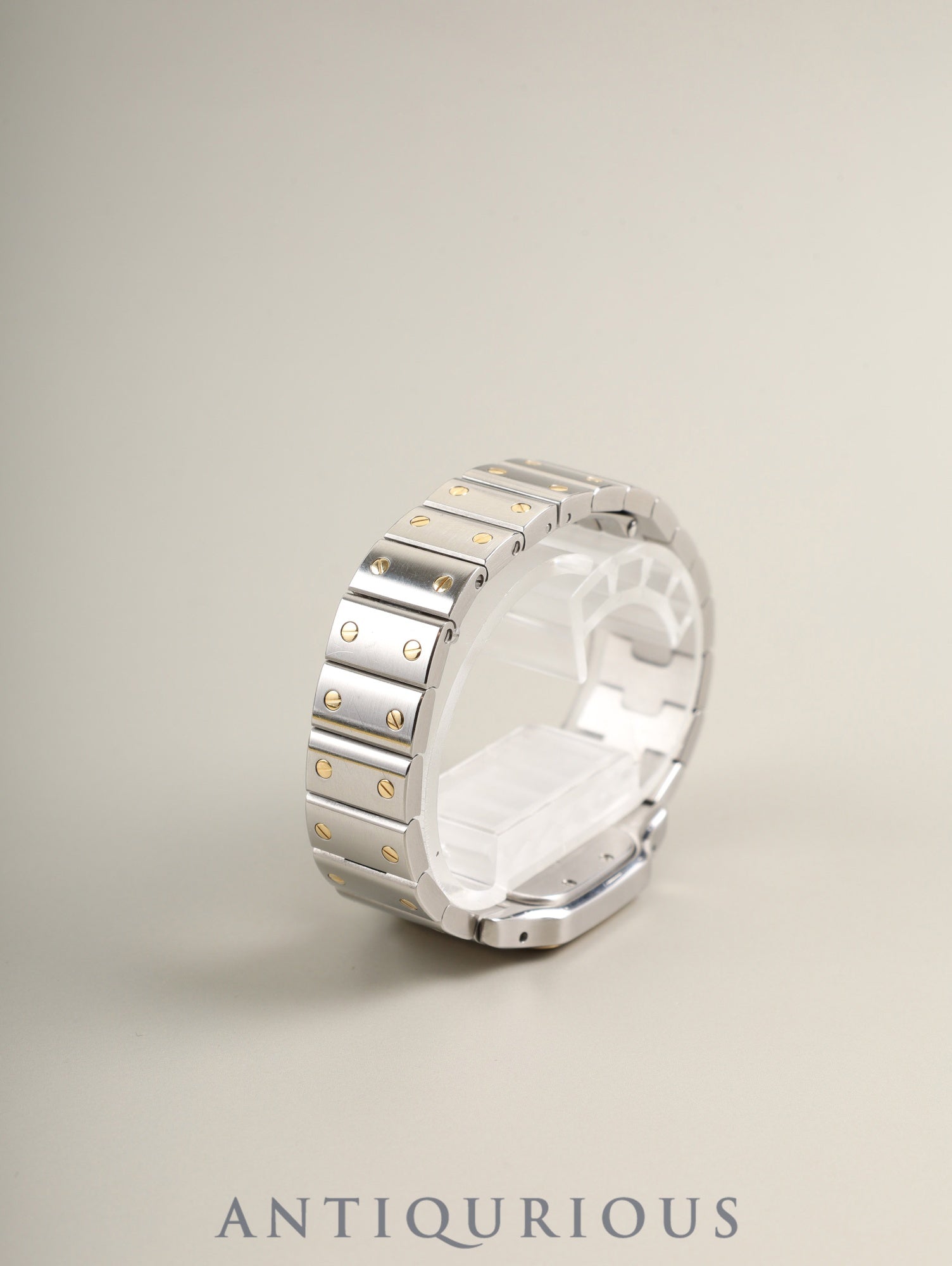 Cartier Santos Galbee SM W20012C4 / 1567 Quartz Cal.157 SS/YG SS/YG White Roman Dial (SWISS MADE) Warranty (2001) Overhauled