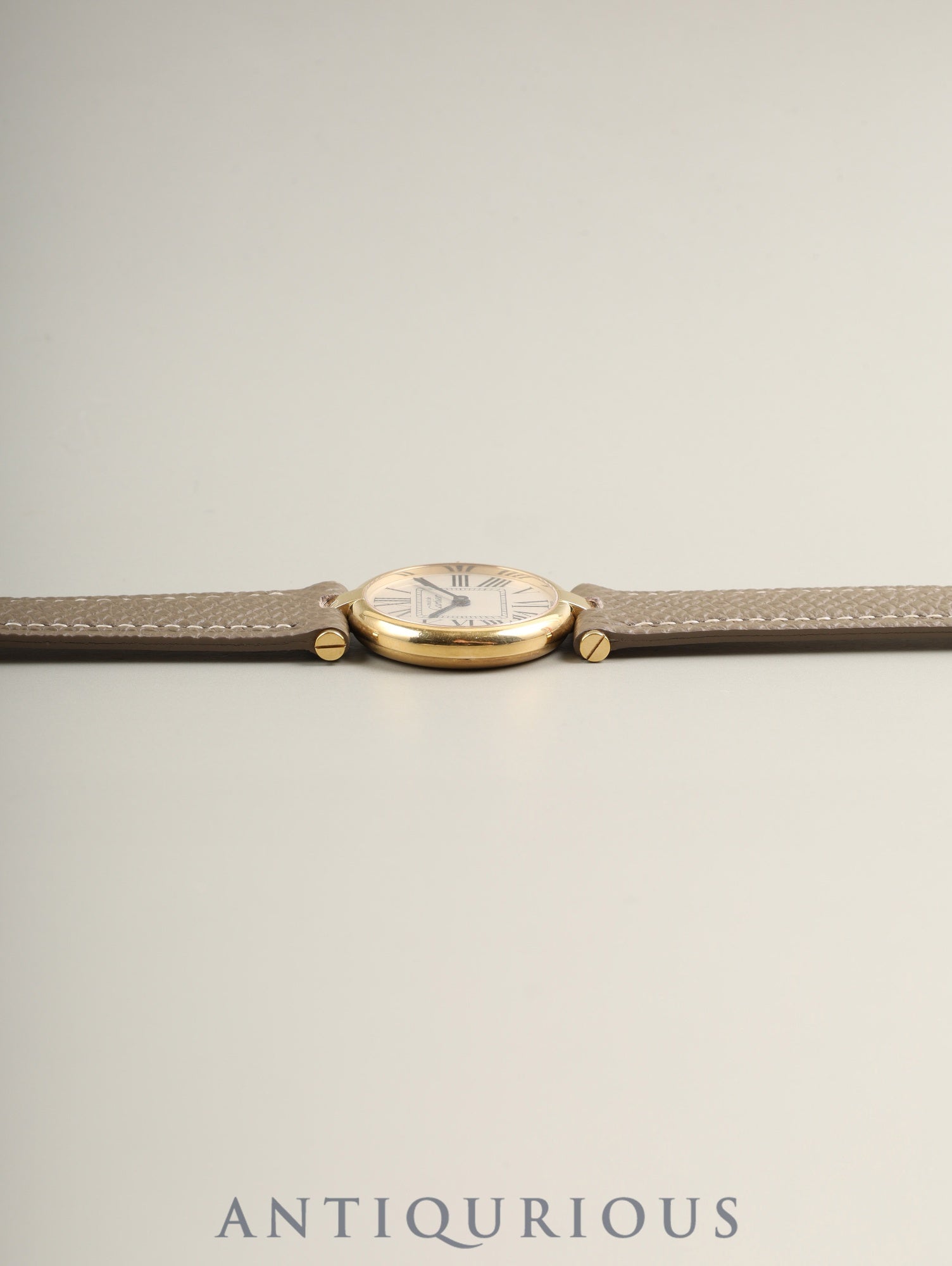 カルティエ マスト ヴァンドーム VLC SM W1005354 / 1851 クォーツ Cal.90 SV925 革 純正尾錠（GP）オパラン文字盤 箱 冊子 保証書（2000年） オーバーホール済み