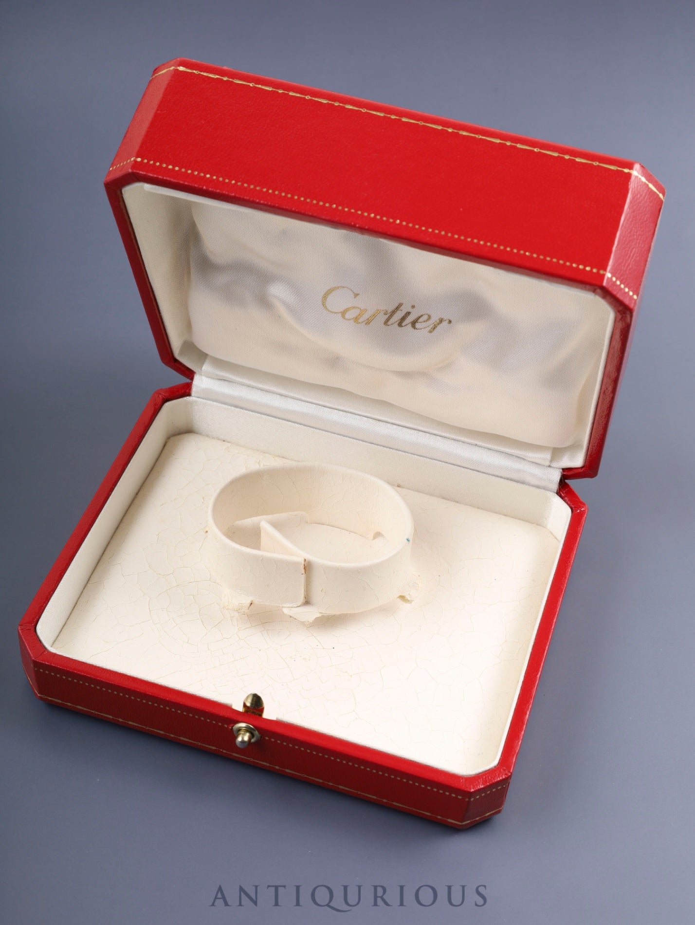 カルティエ マストタンク LM W1002753 / 590005 クォーツ Cal.90 SV925 革 純正尾錠（GP） アイボリーローマン文字盤 箱 オーバーホール