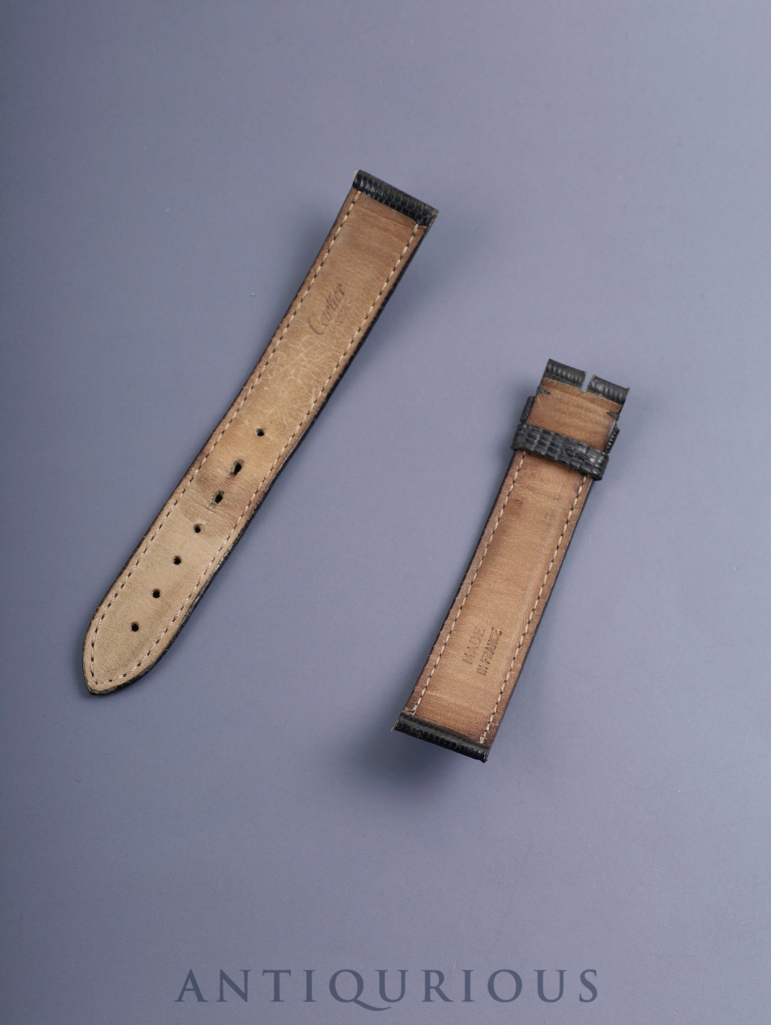 カルティエ マストタンク LM 手巻き Cal.78-1 SV925 革 純正ピンバックル（GP）ラピスラズリ文字盤（SWISS表記 ）オーバーホール済み 新品仕上げ済み