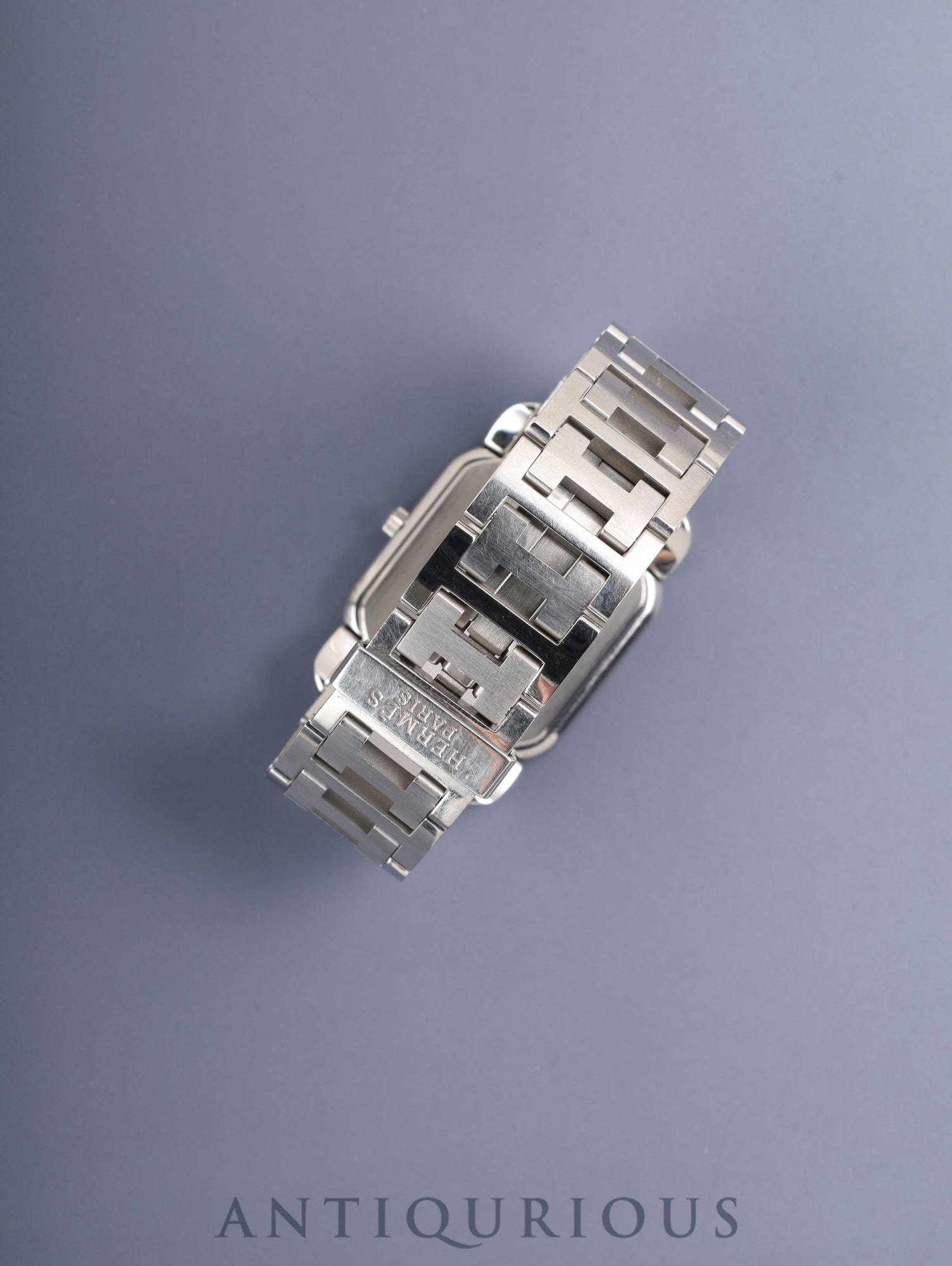 エルメス ラリー スモールセコンド RA1.810 クォーツ Cal.980.163 SS SS ホワイトアラビア文字盤（SWISS MADE表記）オーバーホール済み