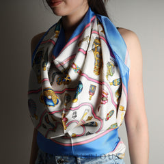 エルメス スカーフ カレ90 香水瓶 SILK100%