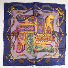Hermes Scarf Carre 45 Festival SILK 100%
