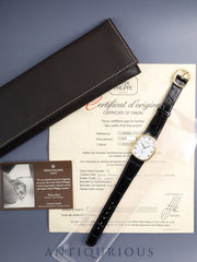 Patek Philippe Golden Ellipse 3948 Manual Winding Caliber 215 750YG Genuine Leather Strap Genuine Buckle (750YG) White Dial Archive Case Card Overhauled