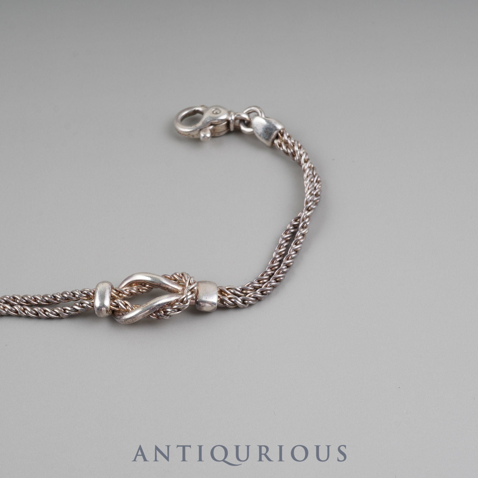 ティファニー ブレスレット センターノットダブルロープ SV925 | 東京