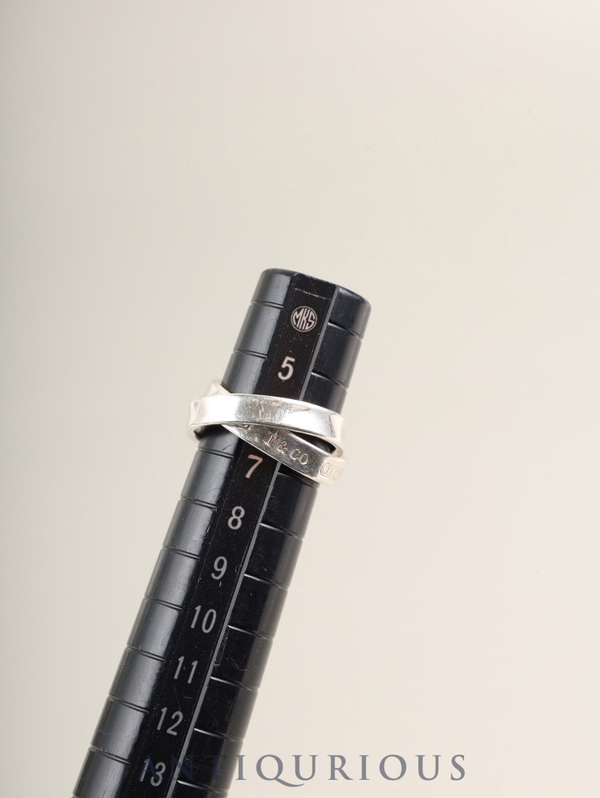 ティファニー リング インターロッキング サークル 1837 スターリングシルバー（SV925） 約6号