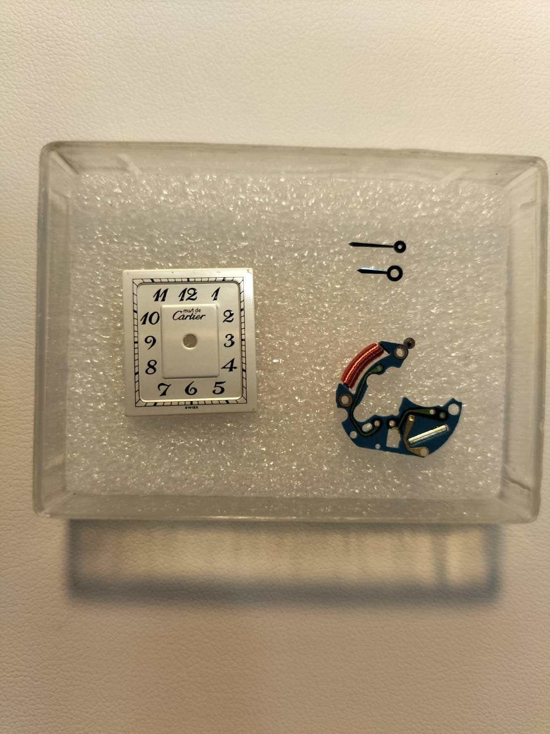 カルティエ マストタンク SM 5057001 クォーツ Cal.057 SV925 革 純正Dバックル（GP）アラビア文字盤（SWISS表記）オーバーホール済み 新品仕上げ済み