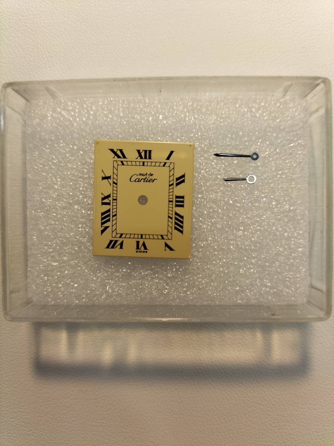カルティエ マストタンク LM 手巻き Cal.78-1 SV925 革 純正ピンバックル（GP）アイボリーローマン文字盤（SWISS表記） オーバーホール済み