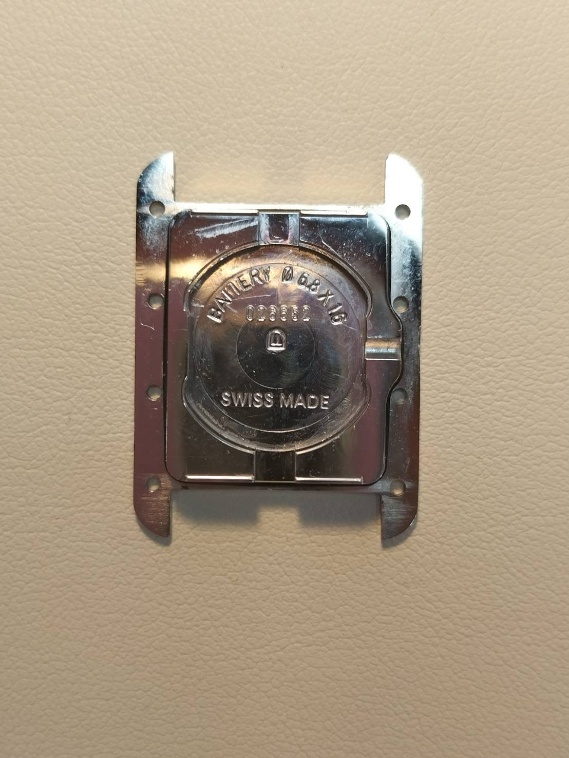 Cartier Must Tank MM 2416 Quartz Cal.057 SV925 Leather Genuine D Buckle (SS) Silver Roman Dial Overhauled