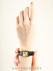 Cartier Must Tank SM 1613 Quartz Caliber - SV925 with genuine leather strap and genuine GP buckle. Ivory Roman dial (SWISS MADE inscription). Circa 1996-1998. Completely serviced at a Cartier boutique.