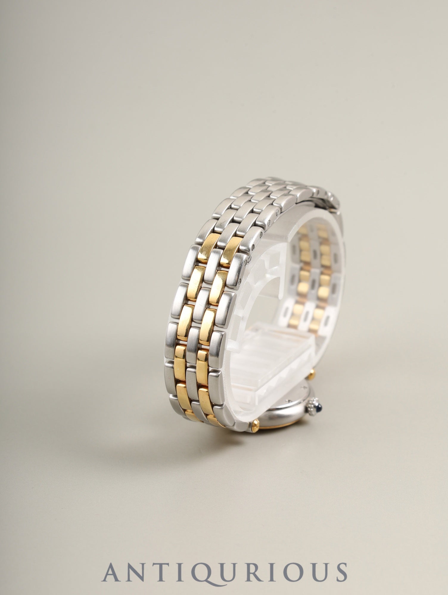 Cartier Panthère Vendôme SM 84084242 / 166920 Quartz Cal.157 SS/YG 2-row ivory Roman dial (SWISS表記) Box, warranty (blank), overhauled