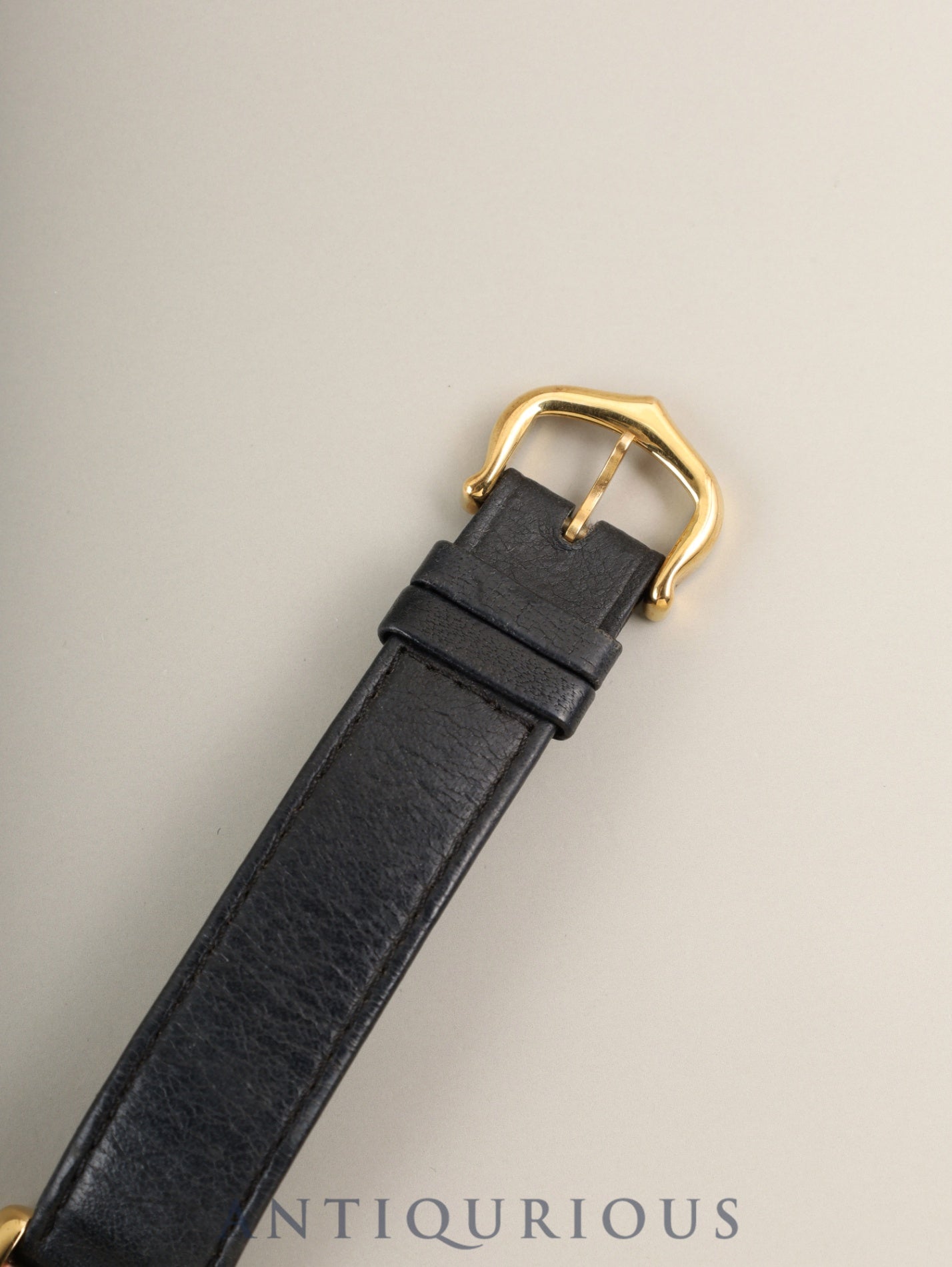 Cartier Must Tank SM Manual winding Cal.78-1 SV925 Original leather strap Original pin buckle (GP) Onyx dial (SWISS表記) Warranty (1982) Overhauled