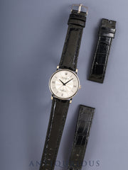 ROLEX Cellini 5115 Hand-wound Cal.1602 750WG Leather Original Pin Buckle (750WG) Silver Roman Dial A-serial (1998-1999) with Original Leather Strap Overhauled