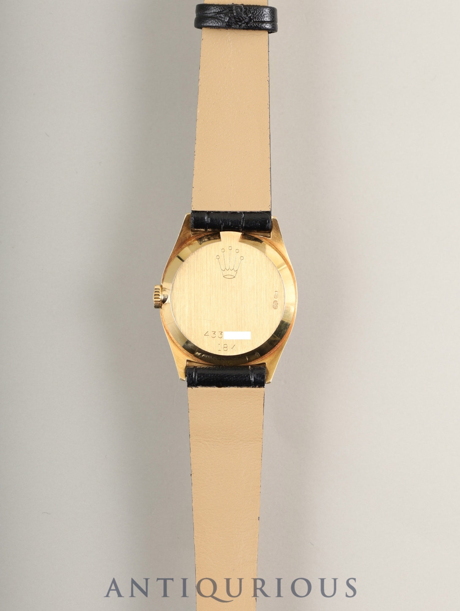 ロレックス チェリーニ 4133 手巻き Cal.1601 750YG 革 純正尾錠