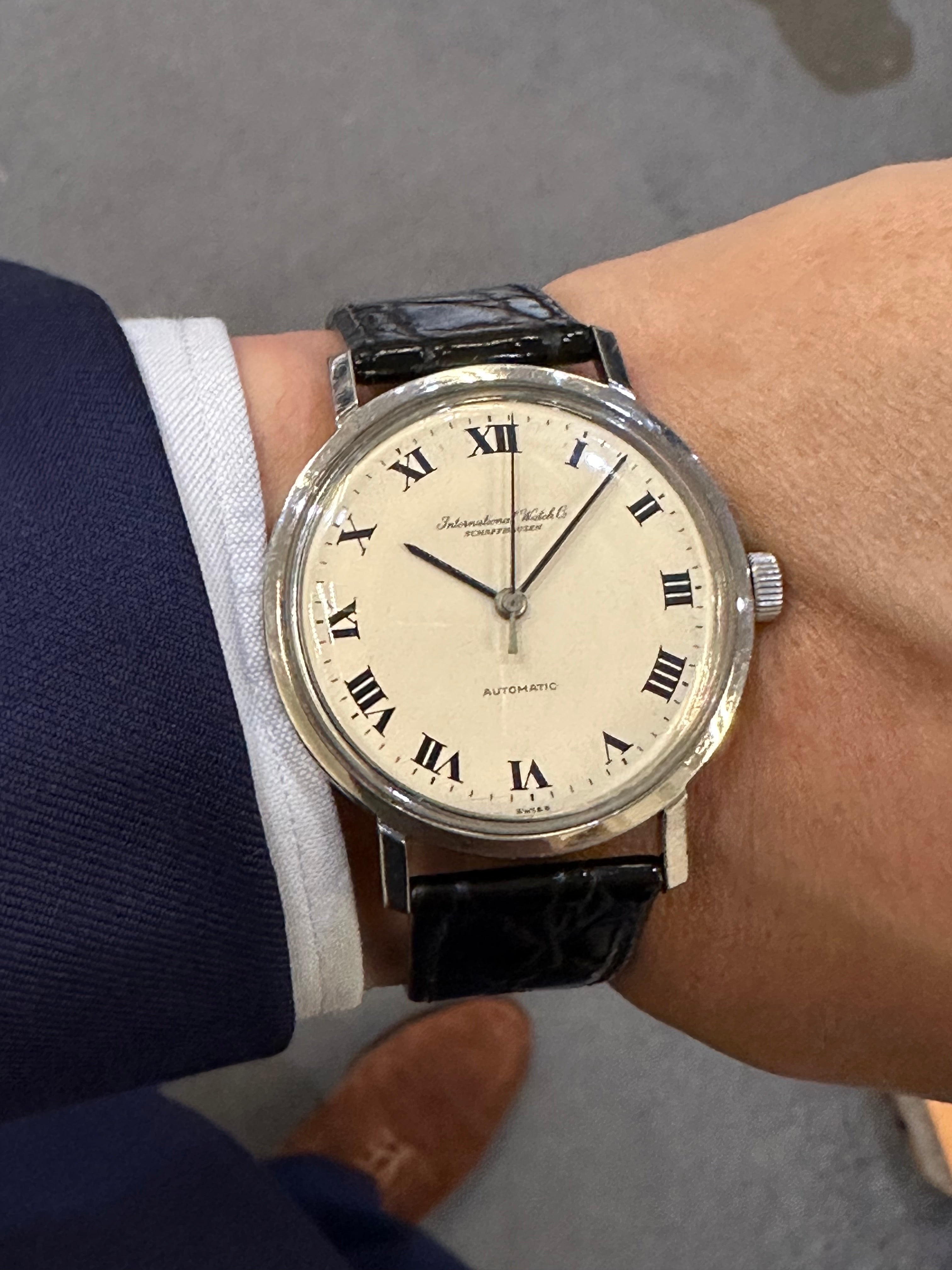 IWC オールドインター 1818 魚マークリューズ アイダブリュシー | 東京銀座のヴィンテージウォッチ専門店 - ANTIQURIOUS