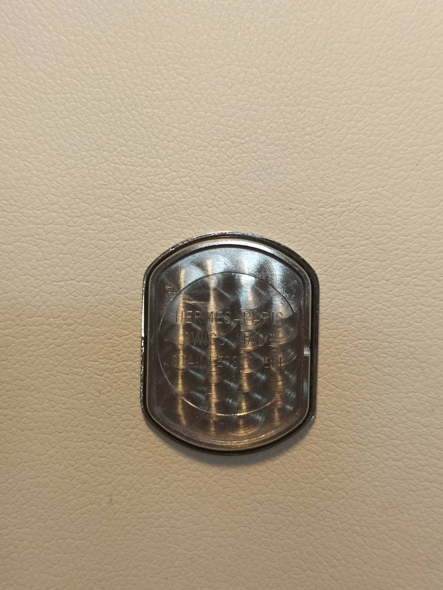 エルメス ラリー RA1.210 クォーツ Cal.976.001 SS SS ホワイト文字盤 箱 オーバーホール済み