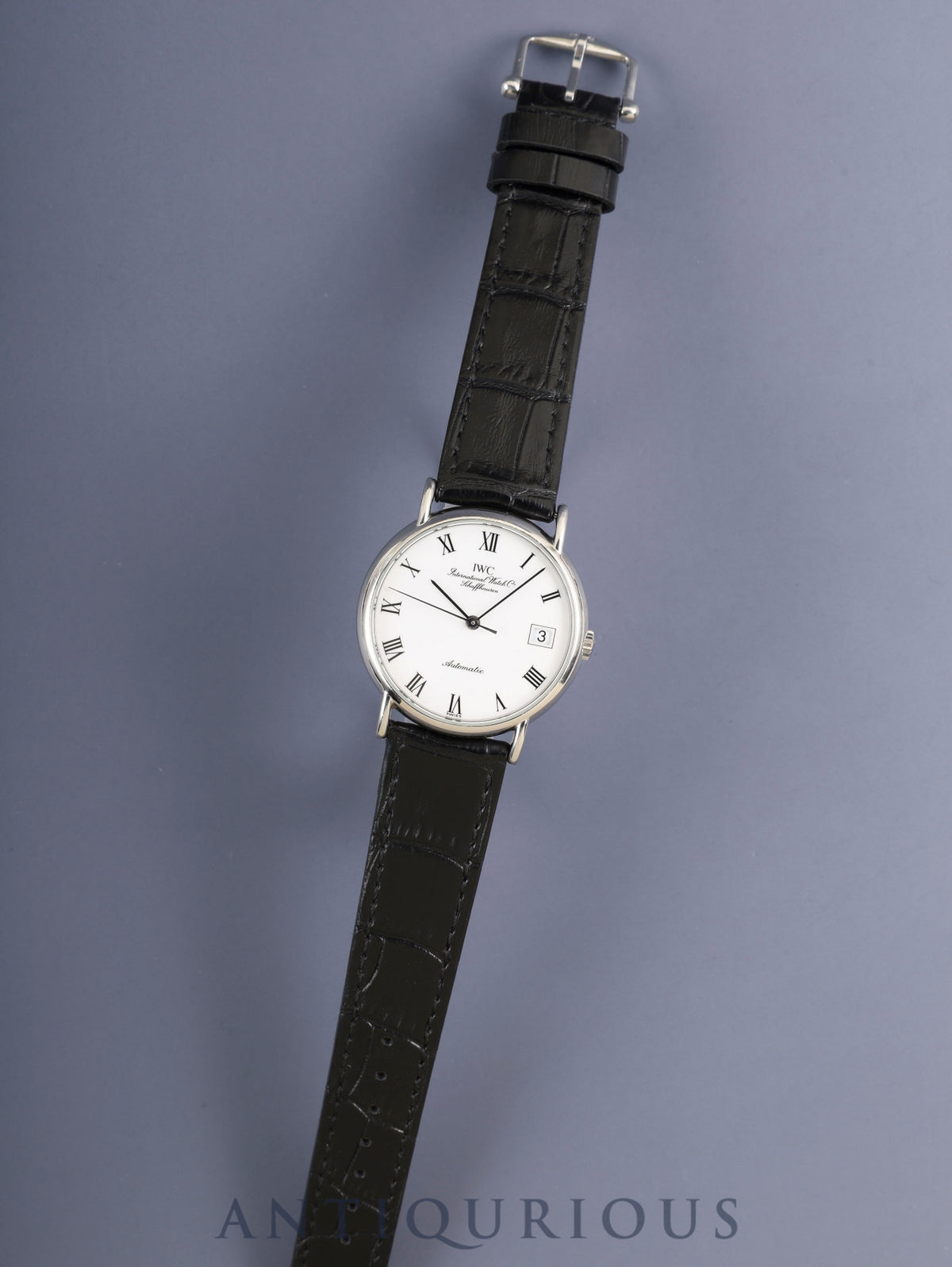 IWC  ポートフィノ IW351334 自動巻き Cal.- SS 革 純正ピンバックル（SS）ホワイトローマン文字盤（SWISS表記）オーバーホール済み