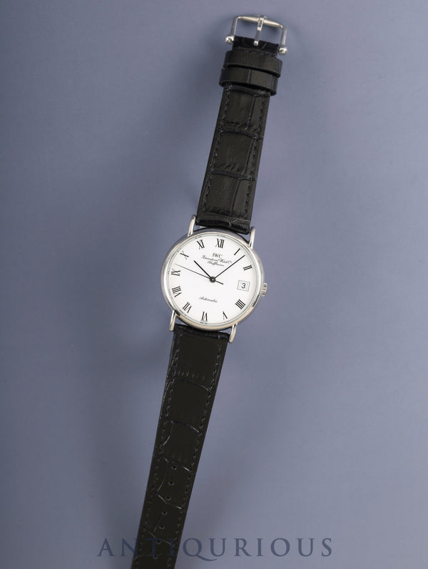 IWC  ポートフィノ IW351334 自動巻き Cal.- SS 革 純正ピンバックル（SS）ホワイトローマン文字盤（SWISS表記）オーバーホール済み