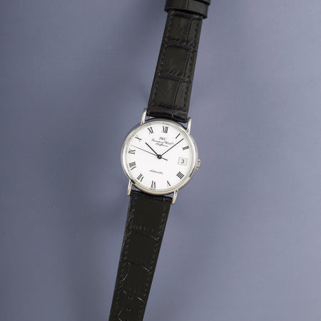 IWC Portofino IW351334 Automatic Caliber- SS Leather Original Pin Buckle (SS) White Roman Dial (SWISS marking) Overhauled