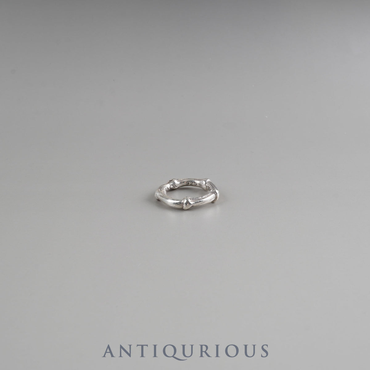 Tiffany Bamboo Ring, Sterling Silver, Size 11.5, 1996