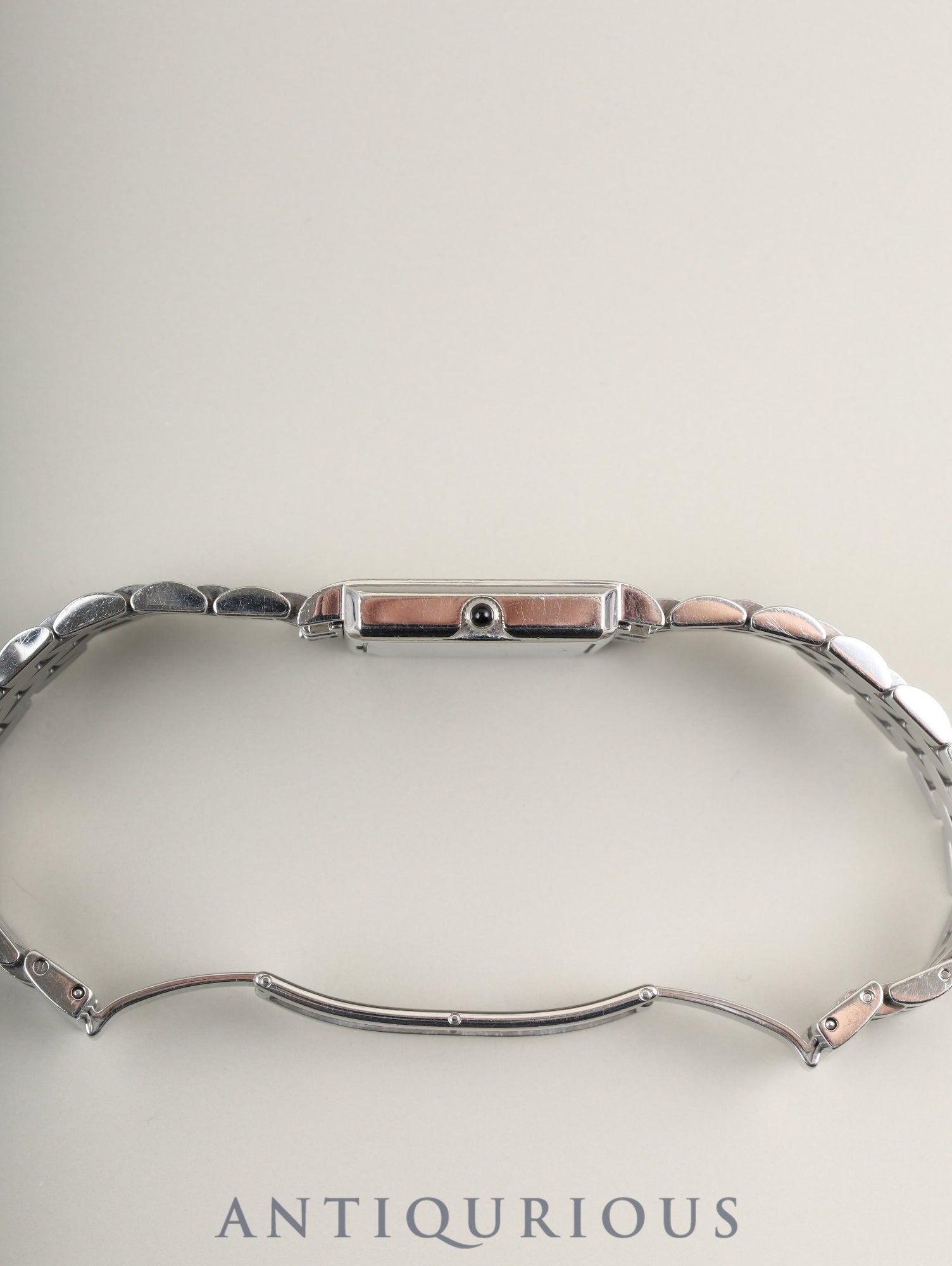 ティファニー クラシックスクエア 525.1033 クォーツ Cal.901.001 SS SS ホワイトアラビア文字盤 オーバーホール済み