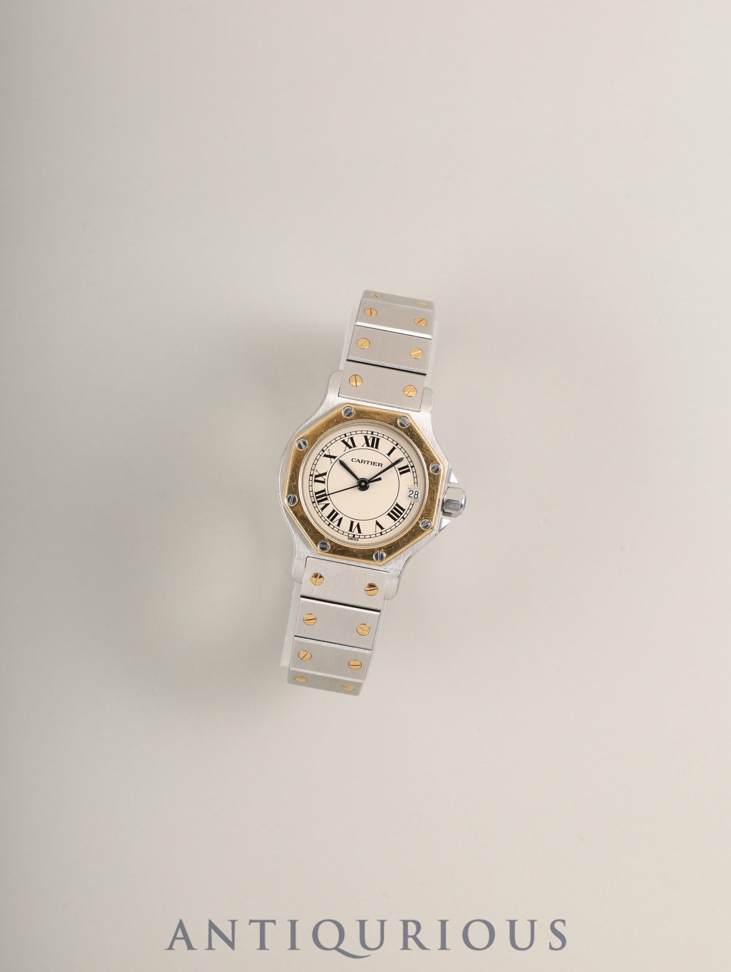CARTIERカルティエサントスオクタゴンクォーツ レディース腕時計 Cartier（カルティエ） 【CARTIER】カルティエ サントスオクタゴンSM