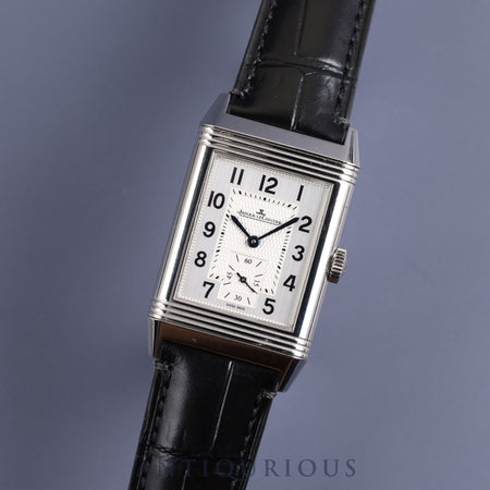 Jaeger-LeCoultre Reverso Classic Large Small Second 214.8.62 Manual winding Cal.822/2 SS Leather Genuine buckle (SS) Arabic dial Overhauled