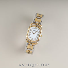 Hermès Rally Quartz Cal.976.001 SS/GP SS/GP White Dial Overhauled