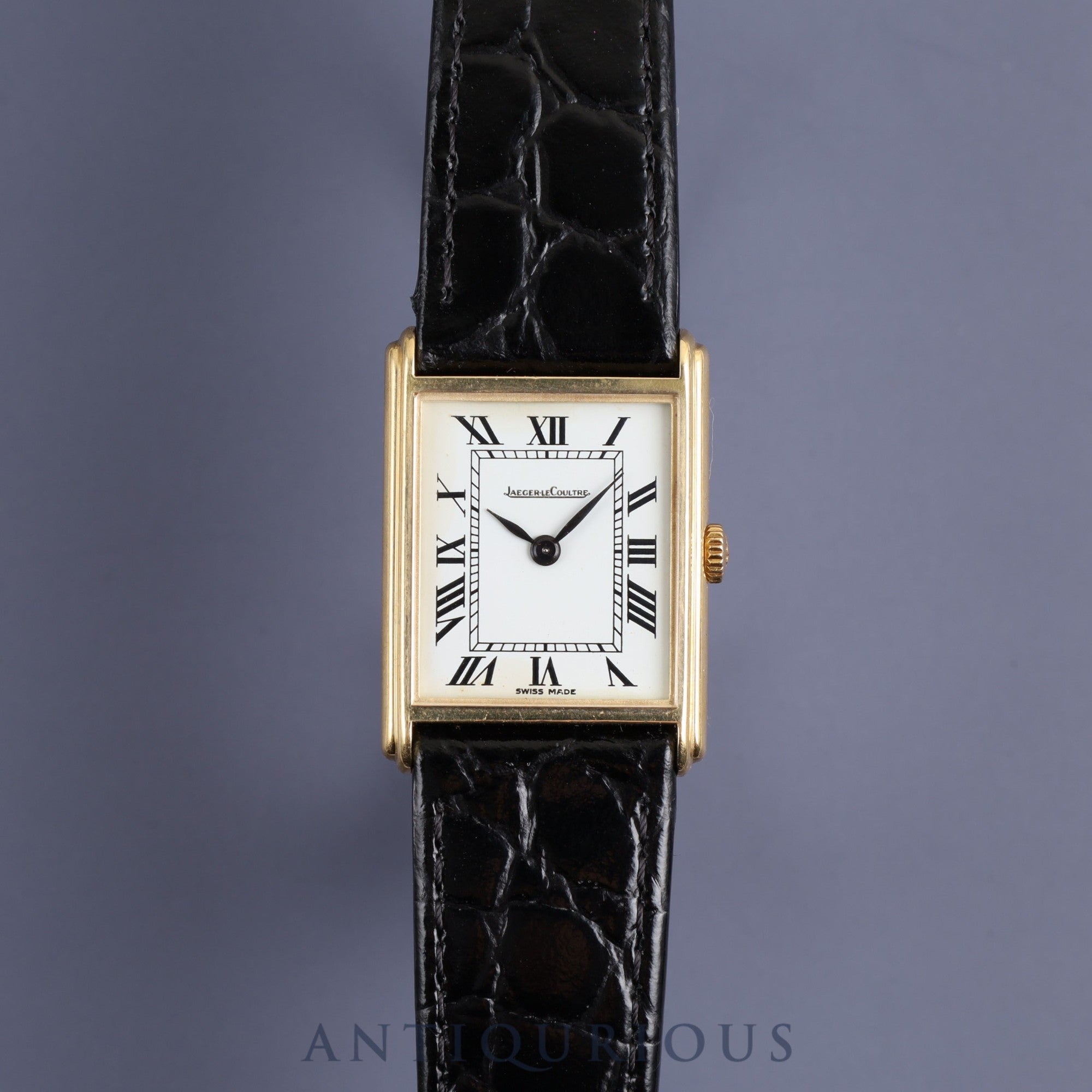 JAEGER・LECOULTRE TANK 615421 Manual winding Cal.846 750YG White Roman dial Overhauled