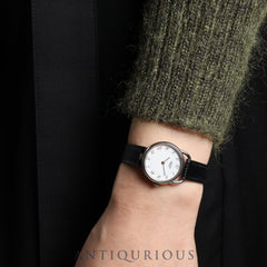Hermes Arceau AR1.210.130 Quartz SS Genuine leather strap Genuine buckle (SS) White Roman dial Warranty (1994) Complete service completed by Hermes