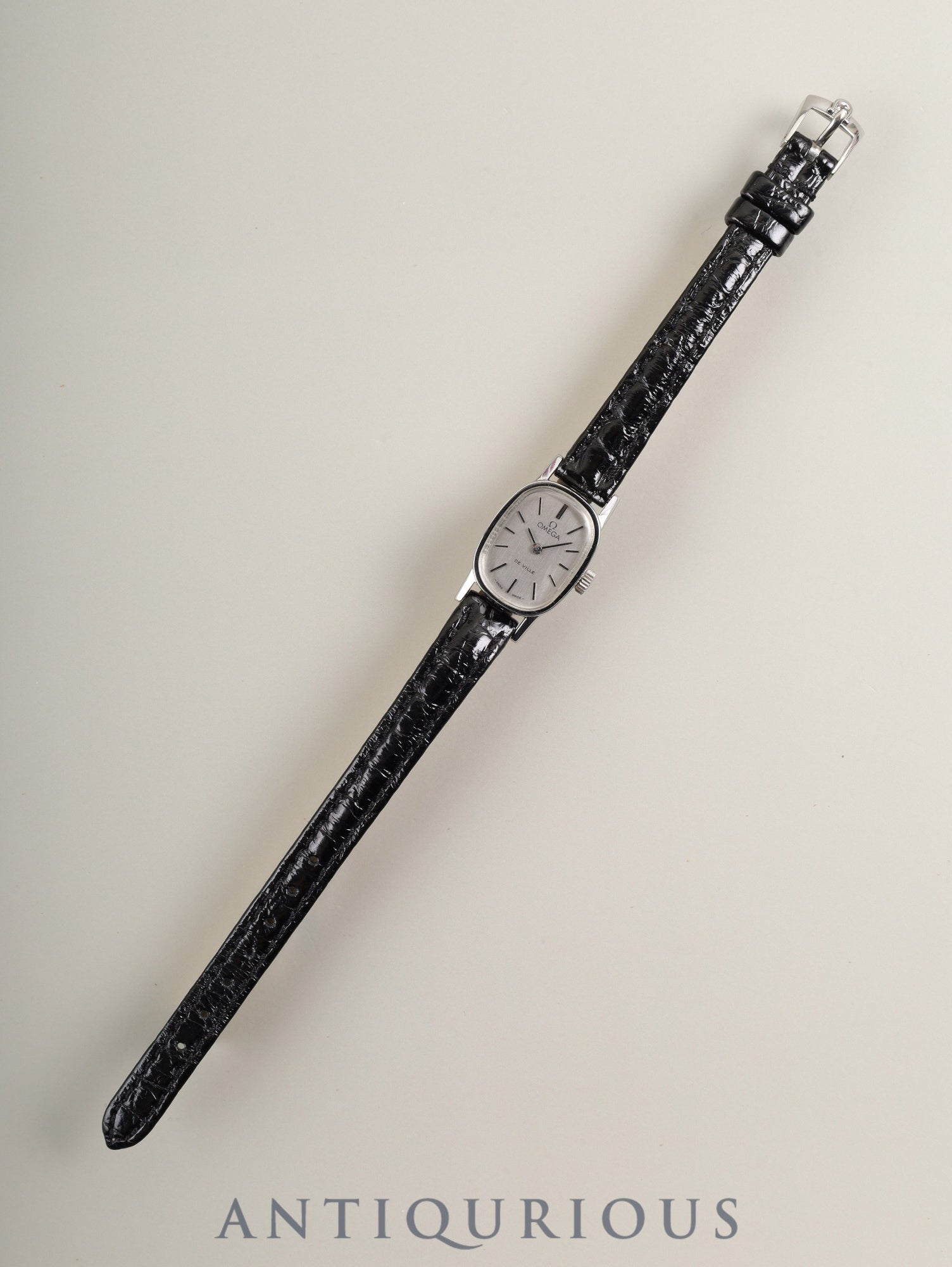 オメガ デ・ヴィル MF511.0454 手巻き Cal.1070 SS 革 純正尾錠（SS） シルバー文字盤  ケース オーバーホール済み