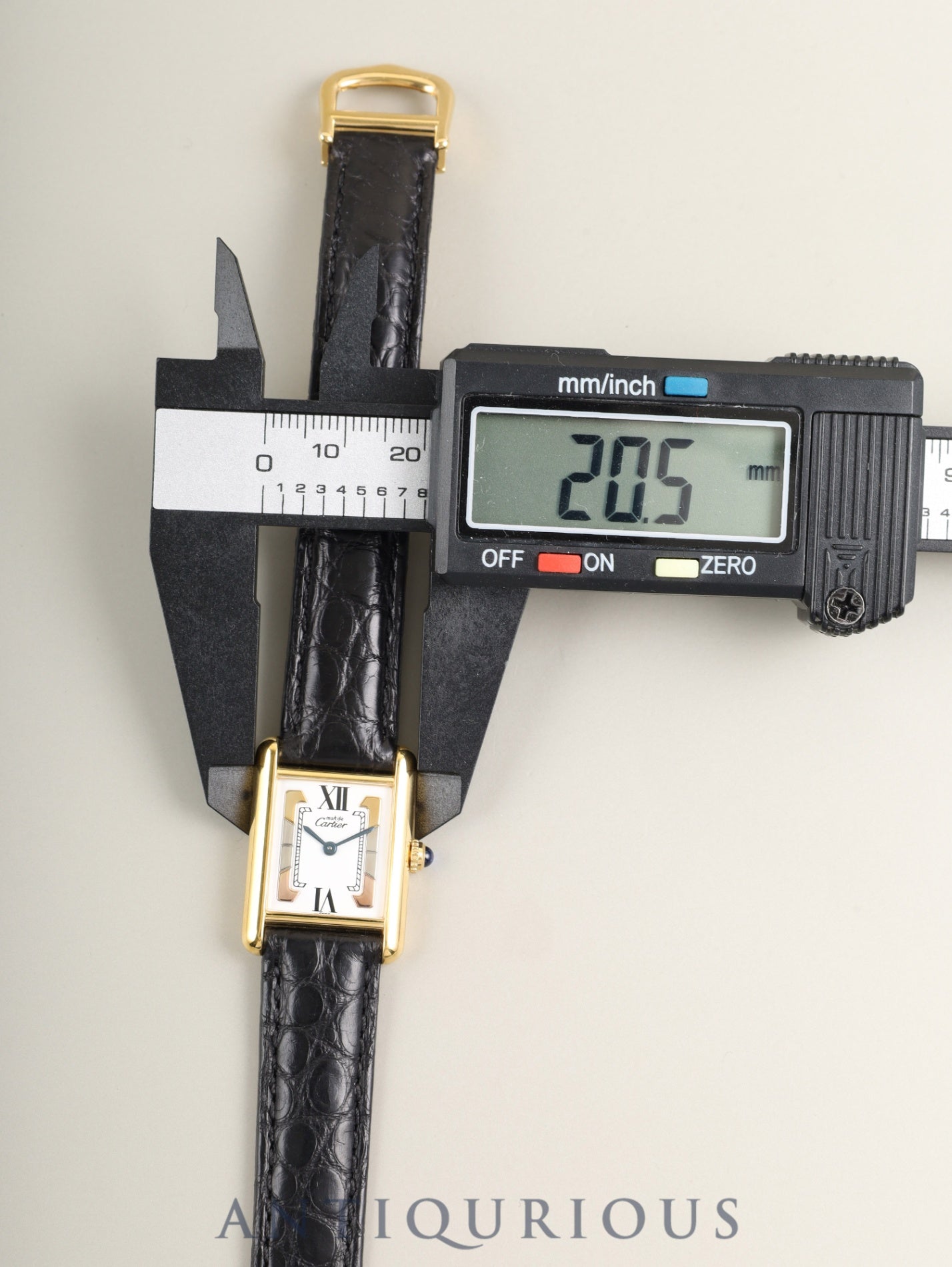カルティエ マストタンク SM 5057001 クォーツ Cal.057 SV925 革 純正Dバックル（GP）サイドトリニティ文字盤（SWISS表記）箱 冊子 保証書（1995年 / 個人名記載）オーバーホール済み 新品仕上げ済み