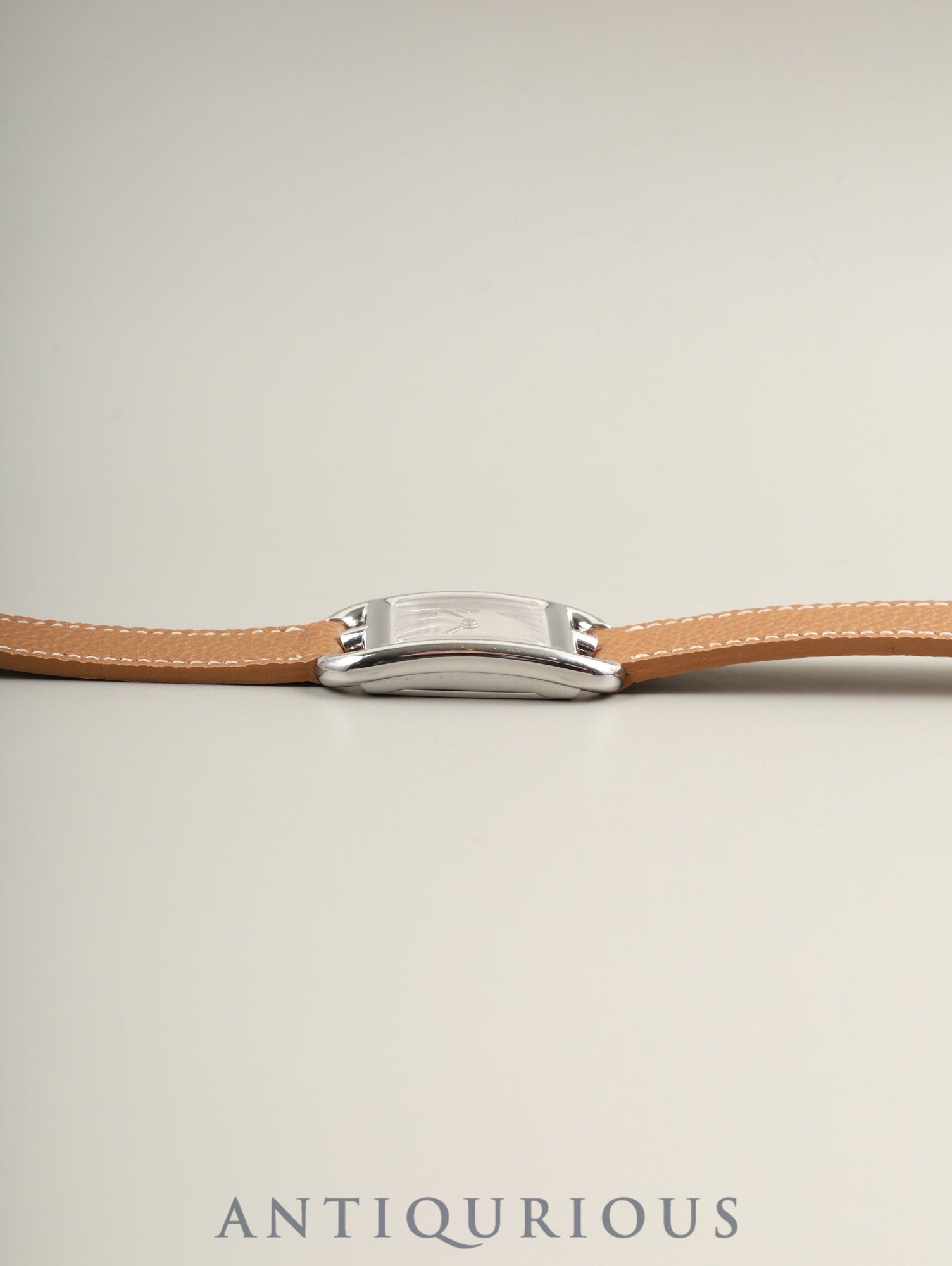 エルメス ケープコッド CC1.210.220 / VBNI クォーツ Cal.976.001 SS 革 純正尾錠（SS）シルバー文字盤 箱 冊子 保証書（2001年）純正革ベルト（□H刻印：2004年）オーバーホール済み