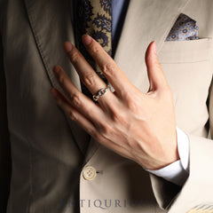 エルメス リング シェーヌダンクル アンシェネ PM SV925 #58 約17.5号 23年刻