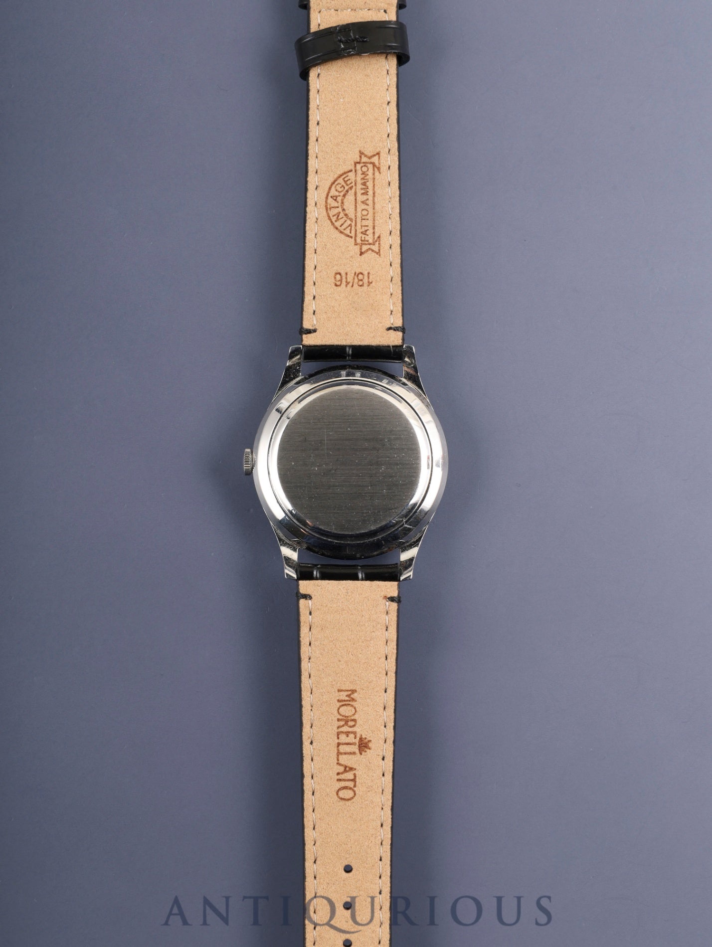 IWC Old Inter Automatic Caliber 853 Stainless Steel Leather Strap with Aftermarket Buckle (SS) Silver Dial Overhauled